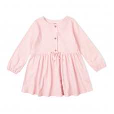 Платье для девочки Krako Розовые горошки Розовый от 2 до 7 лет 3004D21