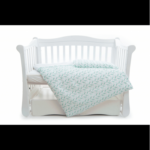 Детское постельное белье в кроватку Twins Premium Мятный 3029-P-032