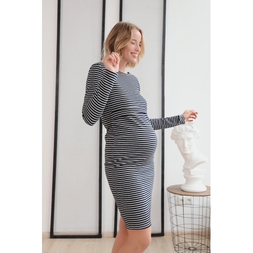 Платье для беременных и кормящих To Be Синий 4139070
