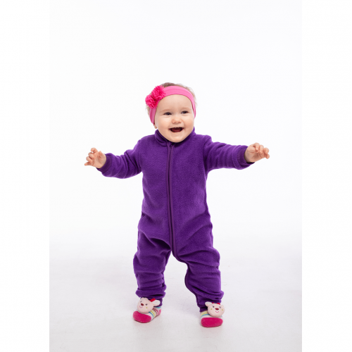 Человечек детский Vidoli Фиолетовый от 9 мес до 1,5 лет К-20484W_фиолетовый