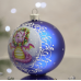 Новогодний шар на елку Santa Shop Дракон - Красотка Синий 8,5 см 4820001112597