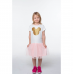 Детское платье для девочки Vidoli от 6 до 8 лет Молочный G-21875S