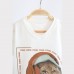Детская футболка Magbaby Animal lion 9-24 мес Молочный/Мятный 122300