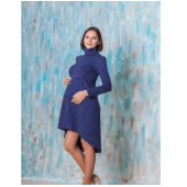 Платье-водолазка для будущих мам Sorriso Tariva Cotton 00016 синий