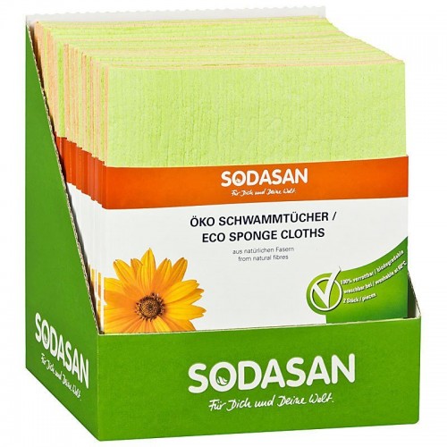 Салфетка-губка Sodasan ECO Sponge Cloth, 518, 2 шт.