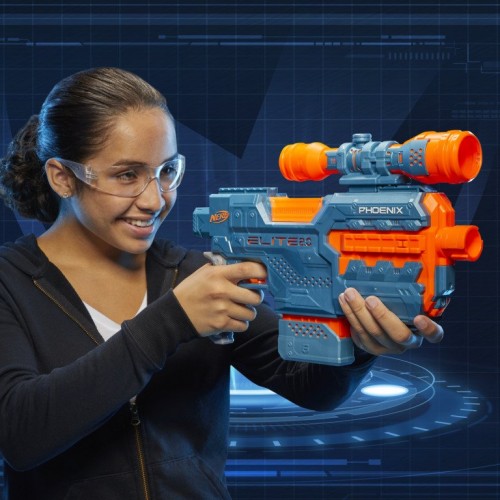 Детская игрушка бластер Hasbro Nerf Elite 2.0 Phoenix CS-6 E9961