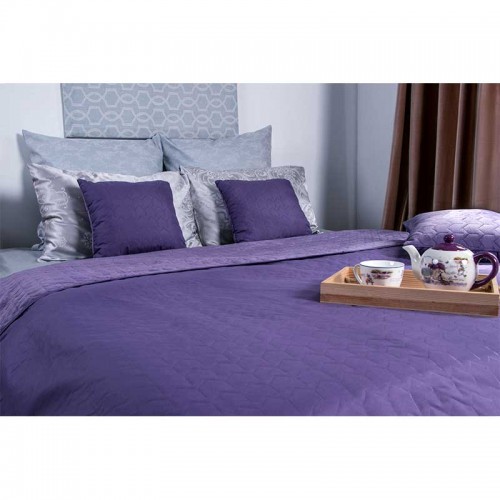 Покрывало на кровать Руно VeLour Violet 150х220 см Фиолетовый 360.55_Violet