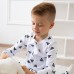 Пижама детская ELA Textile&Toys Рыбки 2 - 6 лет Интерлок Белый/Розовый/Бирюзовый PJ001FS