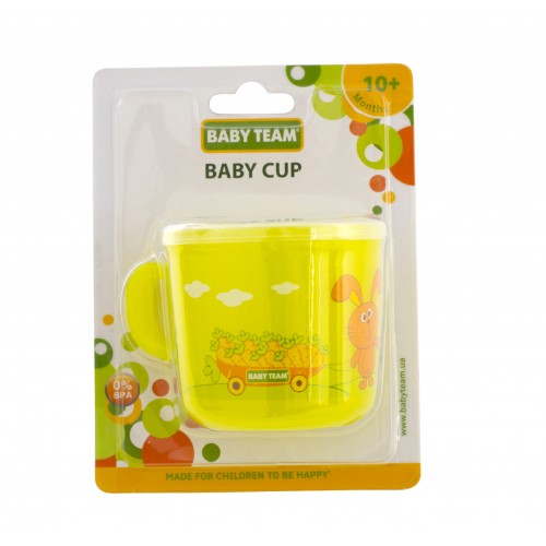 Чашка детская Baby Team 200 мл Зеленый 6007