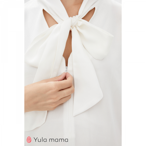 Блузка для беременных и кормящих Юла Мама Berenice Молочный TN-30.012