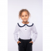 Детская блузка для девочки Vidoli от 7 до 11 лет Белый/Синий G-21931W