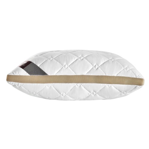Подушка для сна Ideia Present с дышащим бортом 50х70 см Белый/Бежевый 8-34529