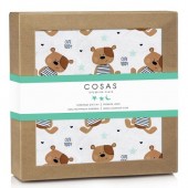 Непромокаемый наматрасник Cosas Water Sheet Bear 70х120 см