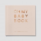 Книга альбом для новорожденных Oh My Baby Book Для мальчика Бежевый 54755