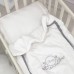 Детское постельное белье в кроватку Маленькая Соня Belissimo Серый 035552