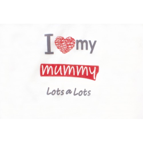 Боди Veres I love my mammy red интерлок 102.81-7