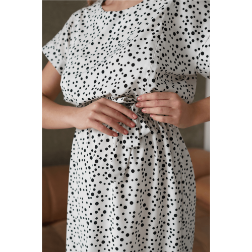 Летнее платье для беременных и кормящих To Be Софт Белый 4337768
