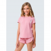 Детская футболка для девочки Smil Пудровый от 13 до 14 лет 110598