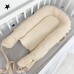 Кокон для новорожденных Oh My Kids Soft OMK Beige Пике Бежевый Поролон 2 см КК-250-OMK