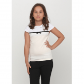 Детская блузка для девочки Vidoli от 8 до 12 лет Молочный G-19593S
