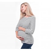 Лонгслив для беременных и кормящих Odessa Lullababe Белый