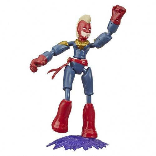 Игровая фигурка Hasbro Marvel Мстители Бенди Avn Bend And Flex Captain Marvel 15 см E7377_E7872