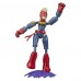 Игровая фигурка Hasbro Marvel Мстители Бенди Avn Bend And Flex Captain Marvel 15 см E7377_E7872