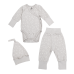 Набор одежды для новорожденных Minikin SIMPLE 0 - 6 мес Интерлок Серый/Молочный 2421303