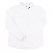 Рубашка для мальчика Bembi City collection 4 - 6 лет Коттон Белый РБ165