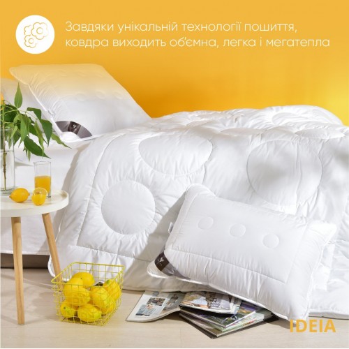 Одеяло зимнее полуторное Ideia Air Dream Exclusive 155х215 см Белый 8-11764