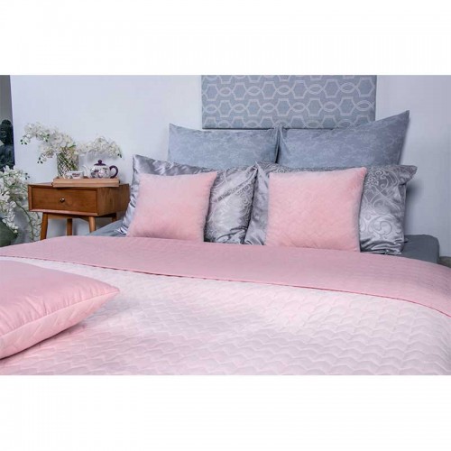 Покрывало на кровать Руно VeLour Rose 150х220 см Розовый 360.55_Rose