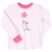 Пижама детская Bembi 1 - 1,5 лет Интерлок Белый/Розовый ПЖ53