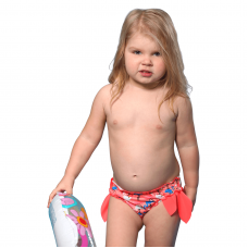 Детские плавки для девочки Keyzi Коралловый 2 года Baby slip