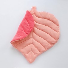 Двусторонний коврик в детскую ELA Textile&Toys Листик Персиковый/Розовый CL002PB