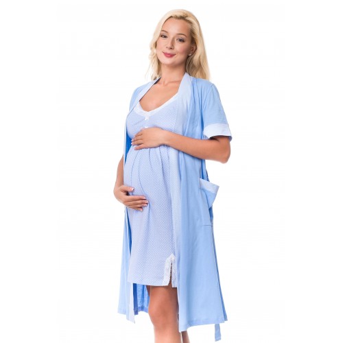 Халат для беременных и кормящих мам DISSANNA 2174