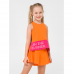 Детская юбка шорты для девочки Smil Розовый цитрус Оранжевый 8-10 лет 112356