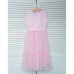 Платье удлиненное Flavien розовое