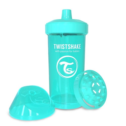 Чашка непроливайка Twistshake 12+ мес Бирюзовый 360 мл 78075