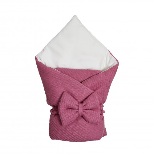 Конверт одеяло для новорожденных со съемным наполнителем Twins 90х90 Розовый 9026-TP-27