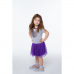 Детское платье для девочки Vidoli от 3.5 до 5.5 лет Серый G-21875S