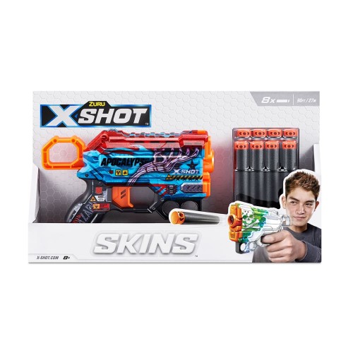 Детская игрушка бластер набор Zuru X-Shot Skins Menace Apocalypse 36515H