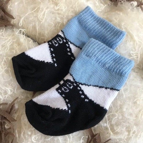Детские носки для новорожденных BetiS 0 - 3 мес Трикотаж Голубой 27683739