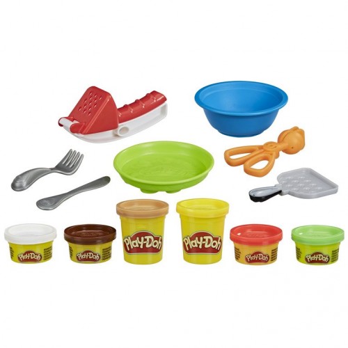 Набор для творчества пластилин Hasbro Play-Doh Food role play Spaghetti N Meatballs Playset E7253_E8680