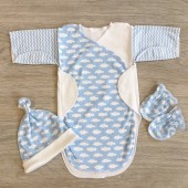 Набор одежды BetiS Хмаринки для недоношенных и маловесных малышей Интерлок Голубой 27686928