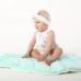 Боди детский ELA Textile&Toys Листочки 0 - 1,5 лет Муслин Белый/Красный/Зеленый BS001LF