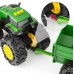 Детская машинка John Deere Kids Monster Treads Трактор с прицепом 47353