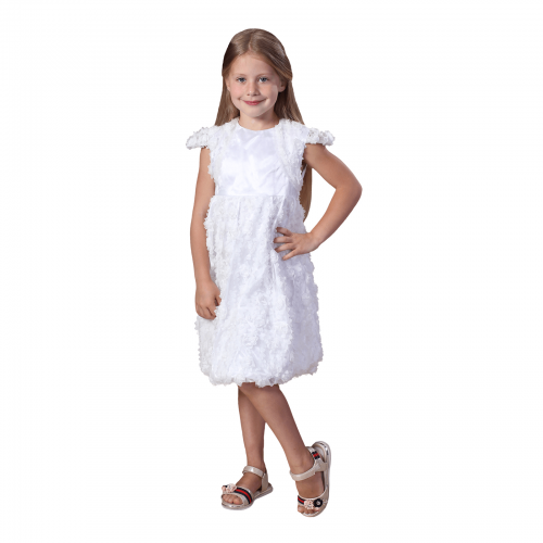 Нарядное платье на девочку Piccolo Белый 2-6 лет Полина