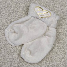 Детские махровые носки для новорожденных Aleyna Молочный 0-6 мес н-24 56-68 см  9