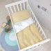 Детское постельное белье в кроватку Маленькая Соня Универсальный Желтый 0300276