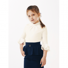 Детская блузка для девочки Smil Молочный от 5 до 6 лет 114642